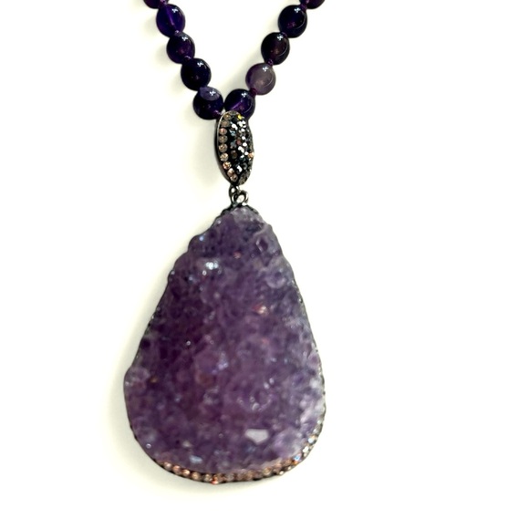Amethyst Necklace - Picture 2 of 2